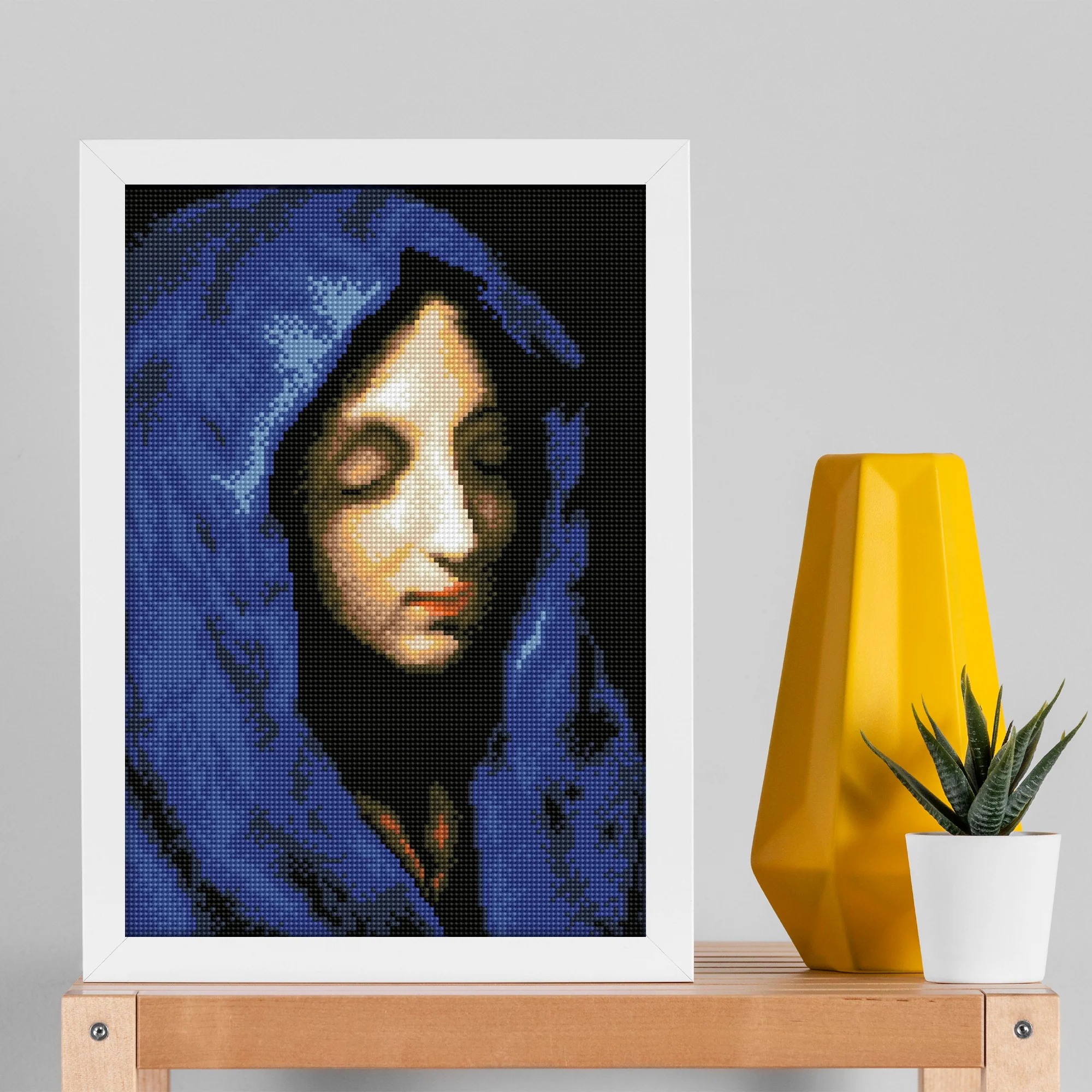 Diamond Dotz The Blue Madonna (apres Carlo Dolci) - 13.8" x 17.7" - Image 2