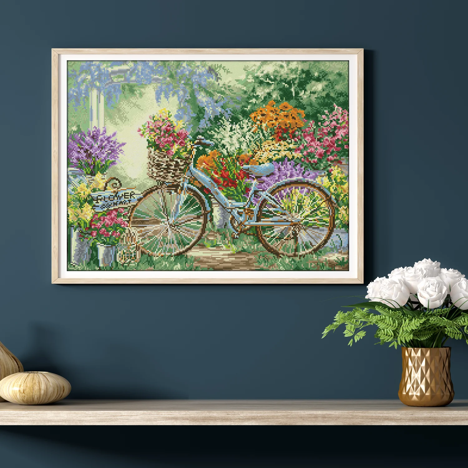 Diamond Dotz The Flower Mart - 26.4" x 19.7" - Image 3
