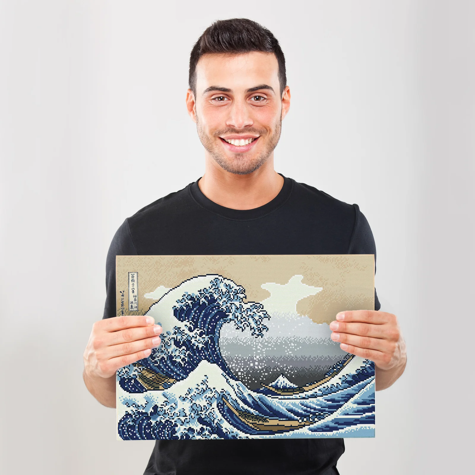 Diamond Dotz The Great Wave Off Kanagawa - 22.4" x 15.4" - Image 6