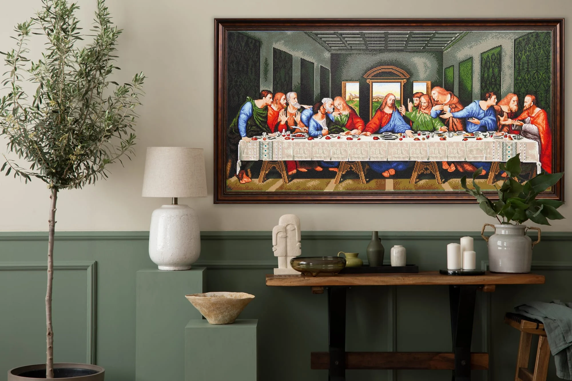The Last Supper (après Da Vinci) Masterclass - 52.8" x 26.4" - Image 4
