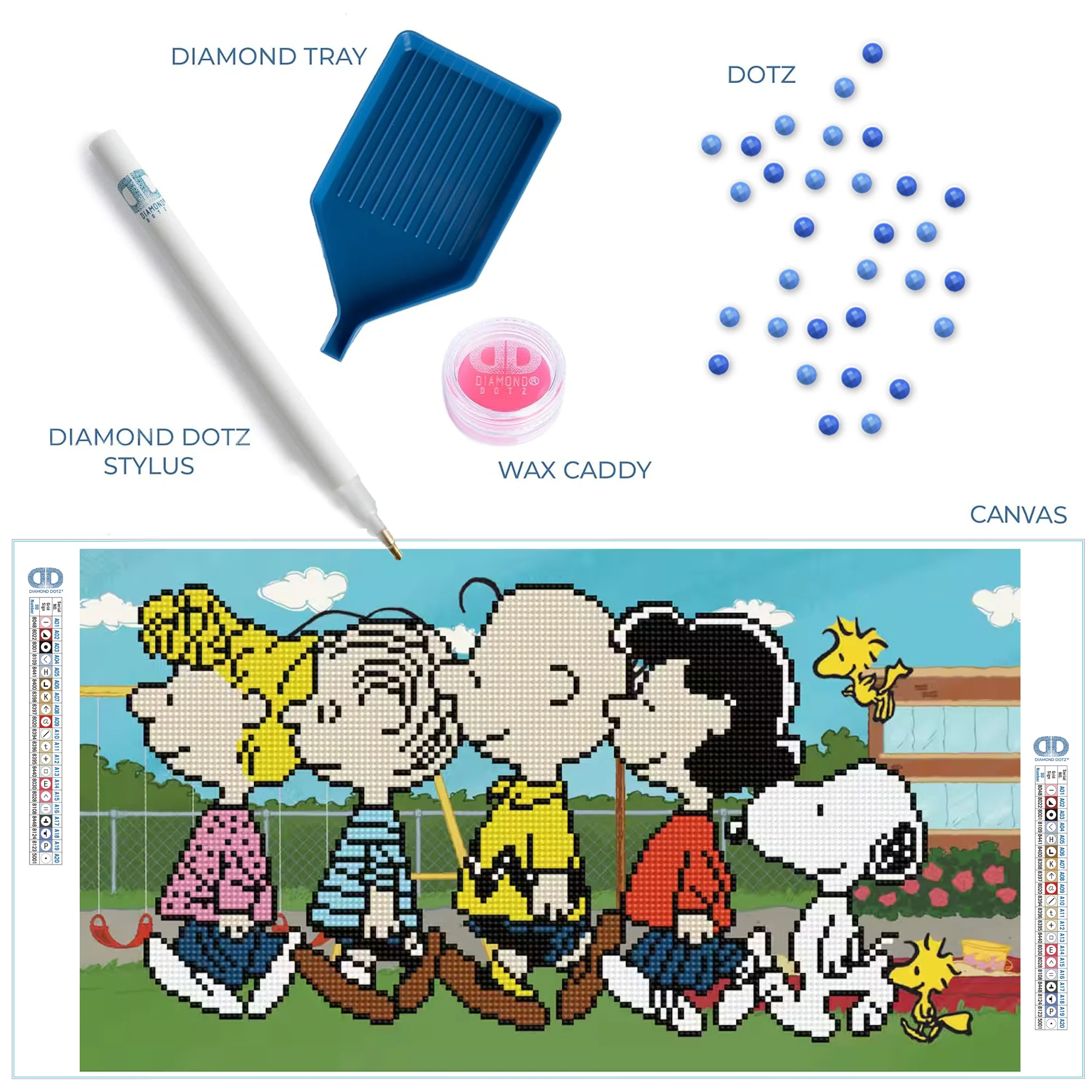 Diamond Dotz The Peanuts Gang - 18.0" x 10.0" - Image 5