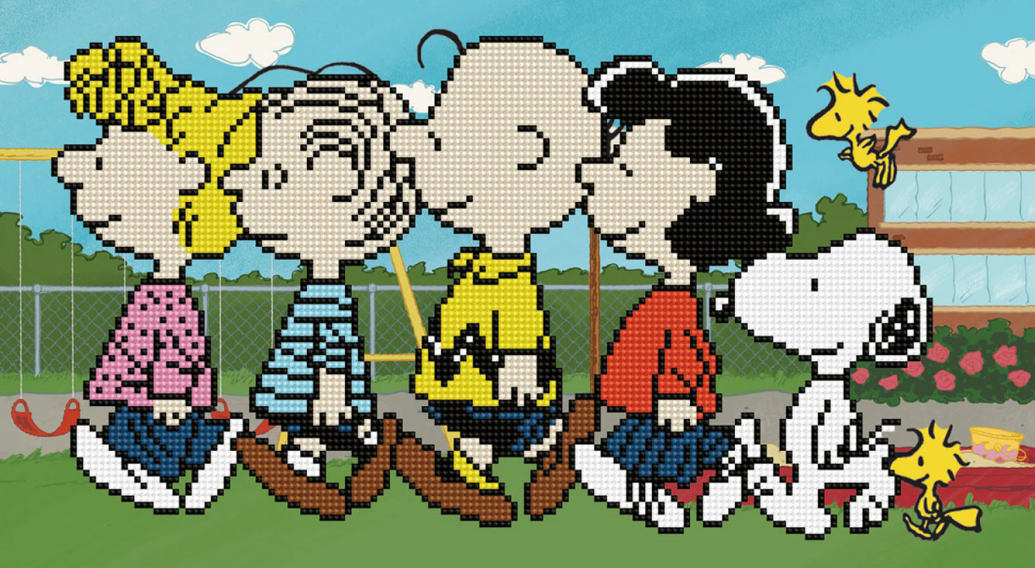 Diamond Dotz The Peanuts Gang - 18.0" x 10.0" - Image 6