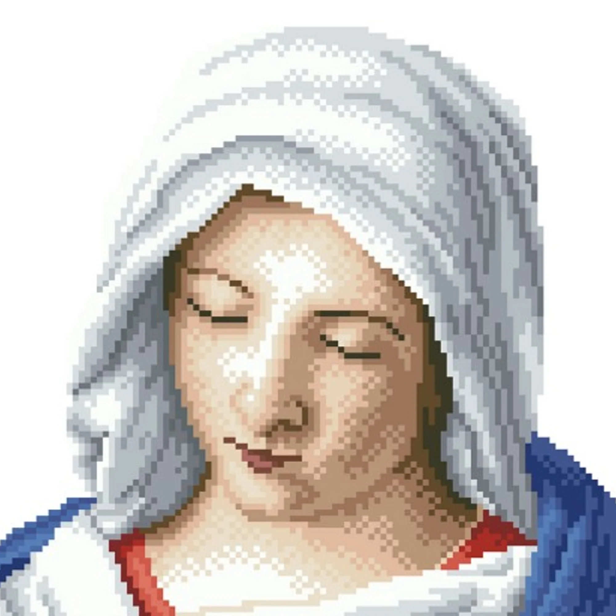 Diamond Dotz The Virgin in Prayer apres Giovanni Battista Salvi da Sassoferrato - 13.8" x 17.7" - Image 5