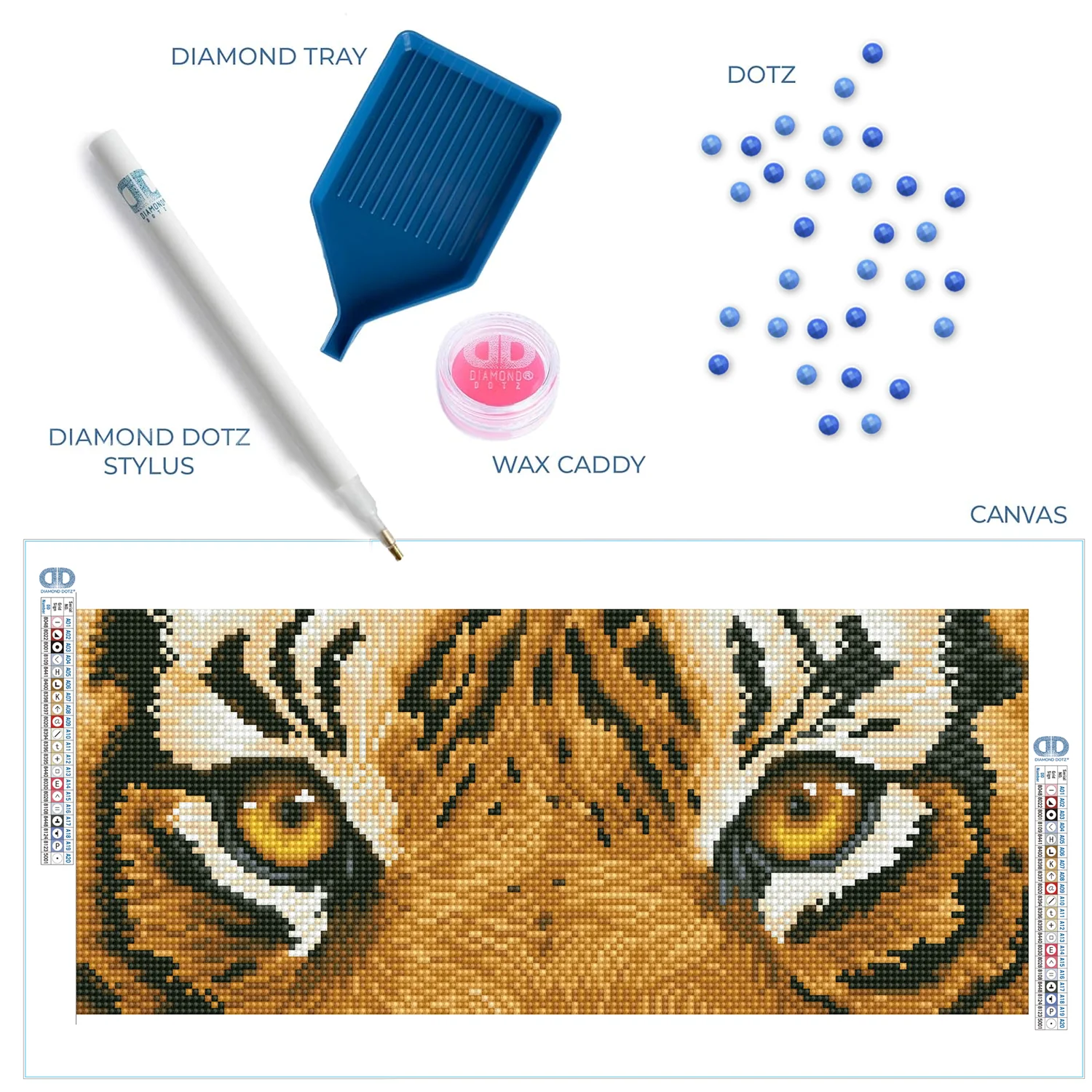 Diamond Dotz Tiger Spy - 16.5" x 5.9" - Image 5