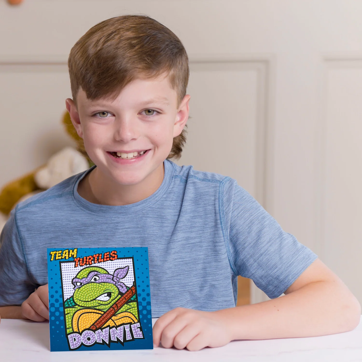 Diamond Dotz DOTZIES TMNT DONNIE Diamond Painting - 5.1" x 5.1" - Image 4