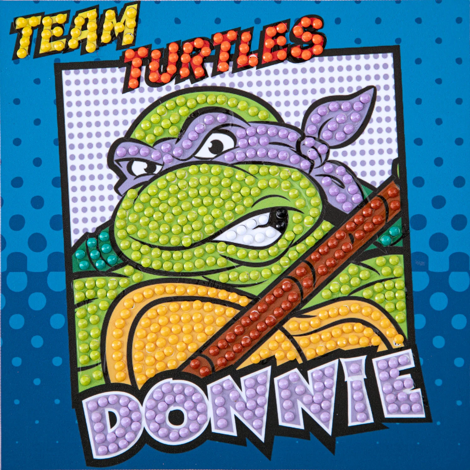 Diamond Dotz DOTZIES TMNT DONNIE Diamond Painting - 5.1" x 5.1" - Image 5