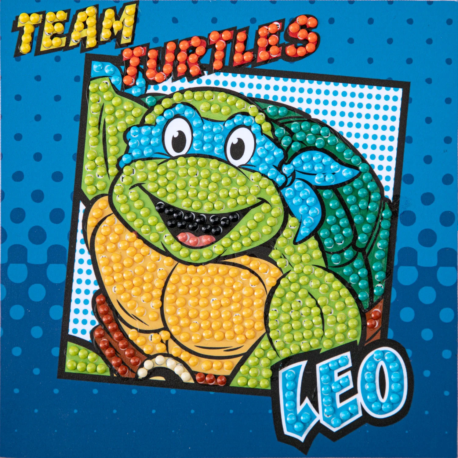 Diamond Dotz DOTZIES TMNT Leo Diamond Painting - 5.1" x 5.1" - Image 5
