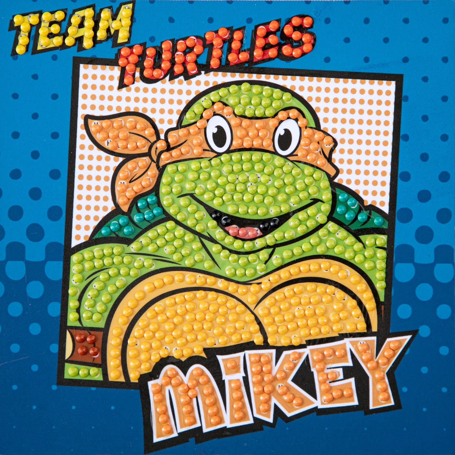 Diamond Dotz DOTZIES TMNT Mikey Diamond Painting - 5.1" x 5.1" - Image 6
