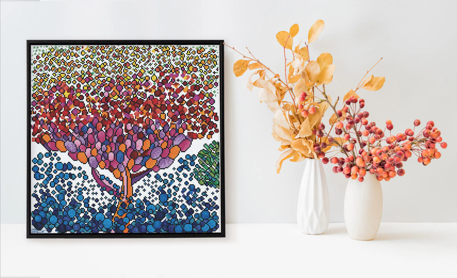 Diamond Dotz Tree on Mars - 19.7" x 19.7" - Image 2