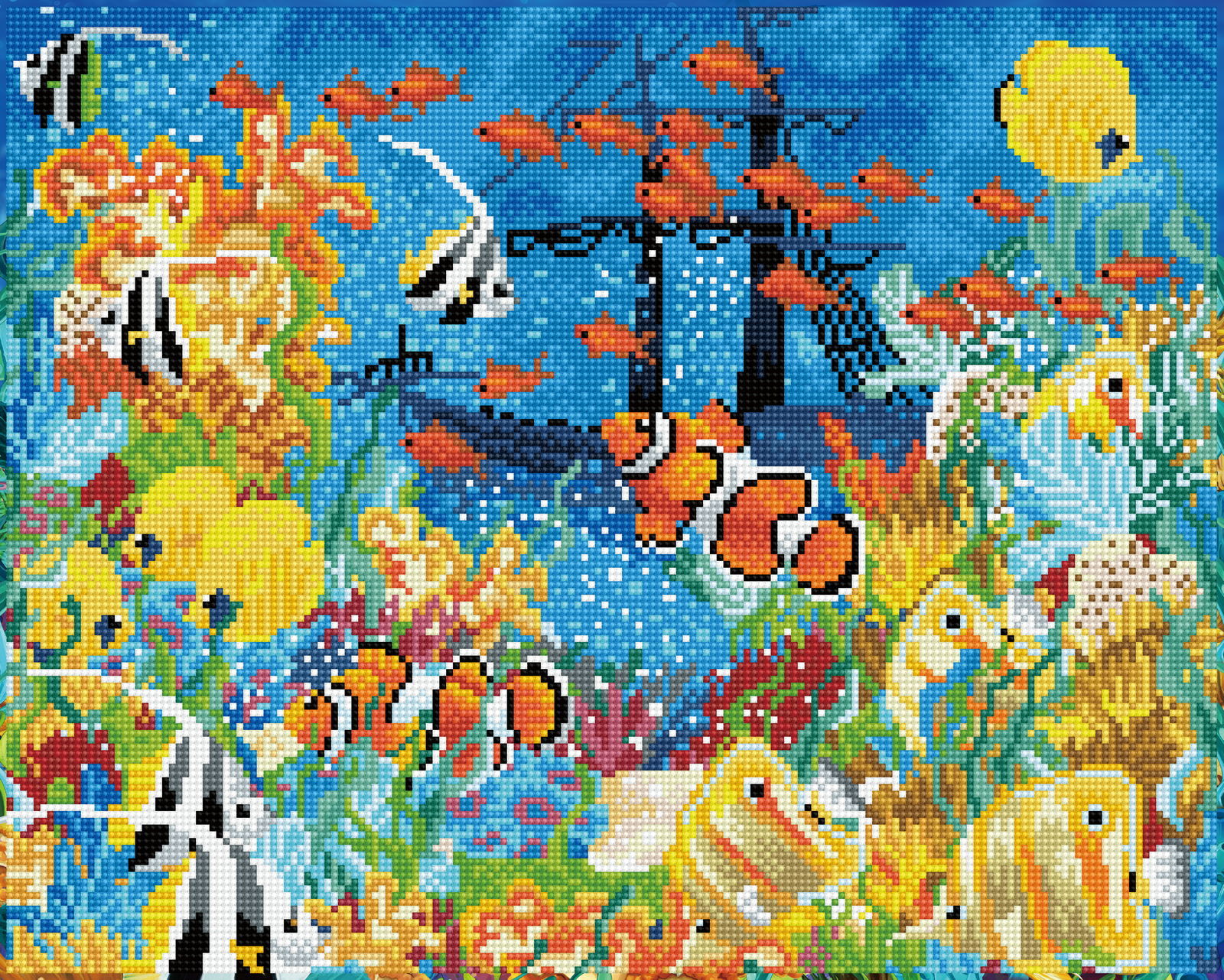 Diamond Dotz Underwater Paradise - 20.1" x 16.1"