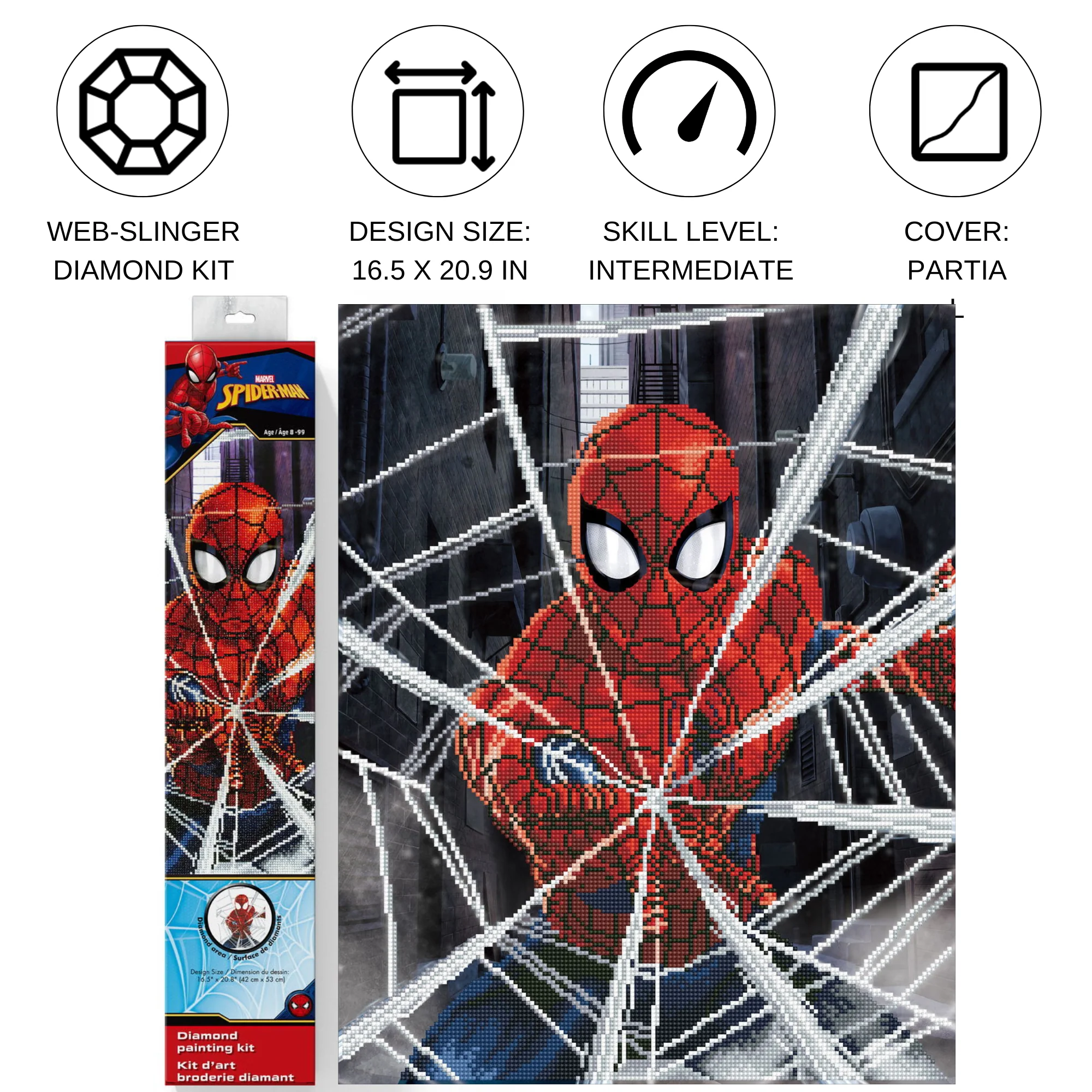 Diamond Dotz Web Slinger - 16.5" x 20.9" - Image 5