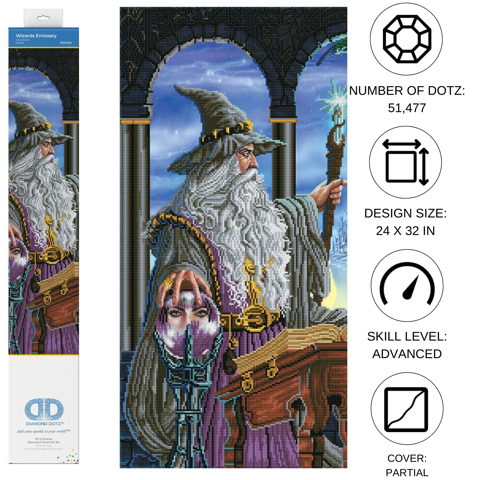 Diamond Dotz Wizards Emissary - 24.4" x 32.3" - Image 3