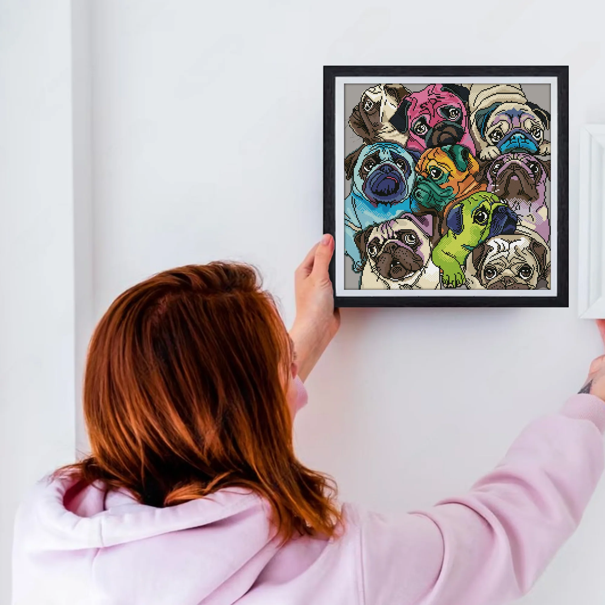 Diamond Dotz World of Pugs - 20.3" x 20.3" - Image 3