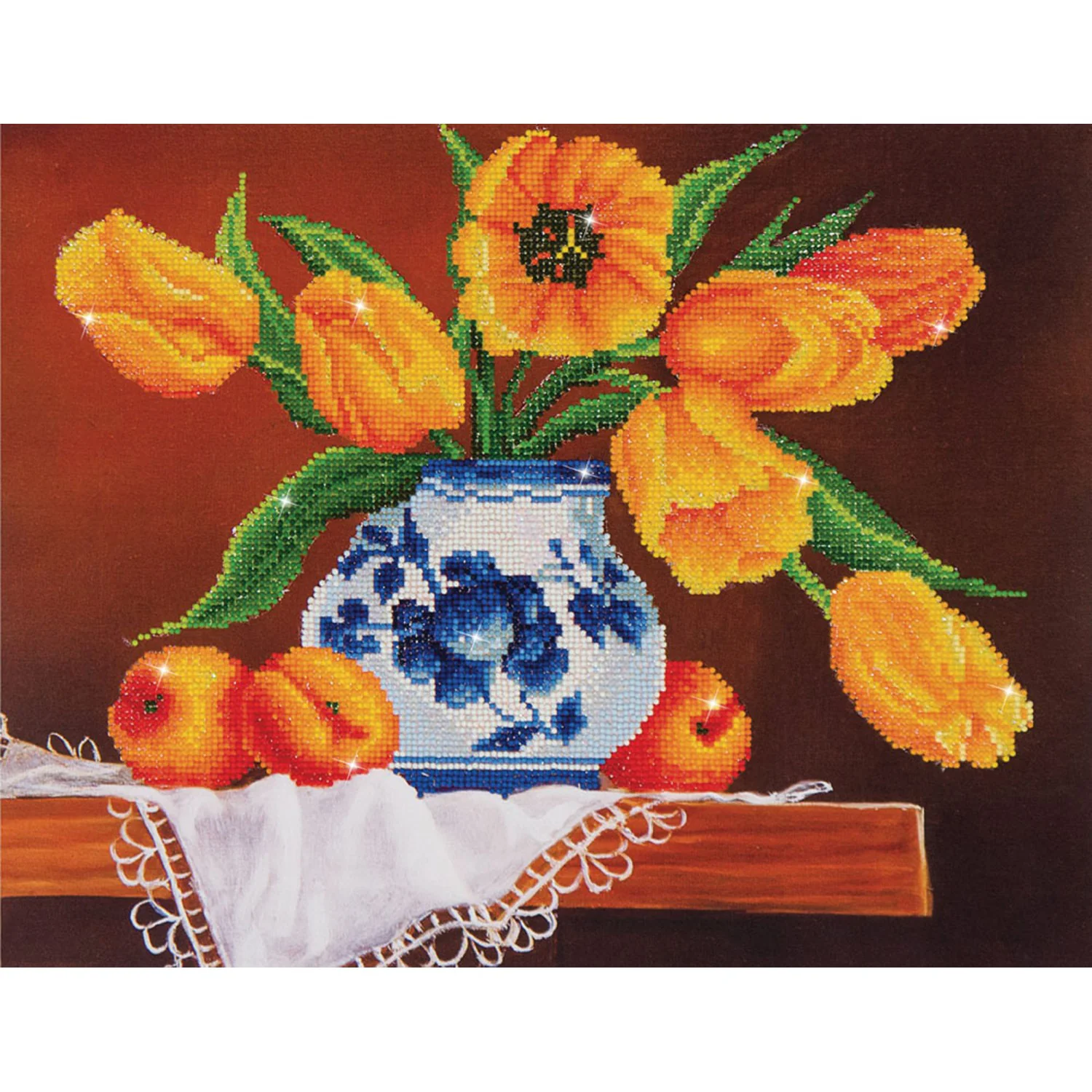 Diamond Dotz Yellow Tulips - 20.0" x 16.0" - Image 6