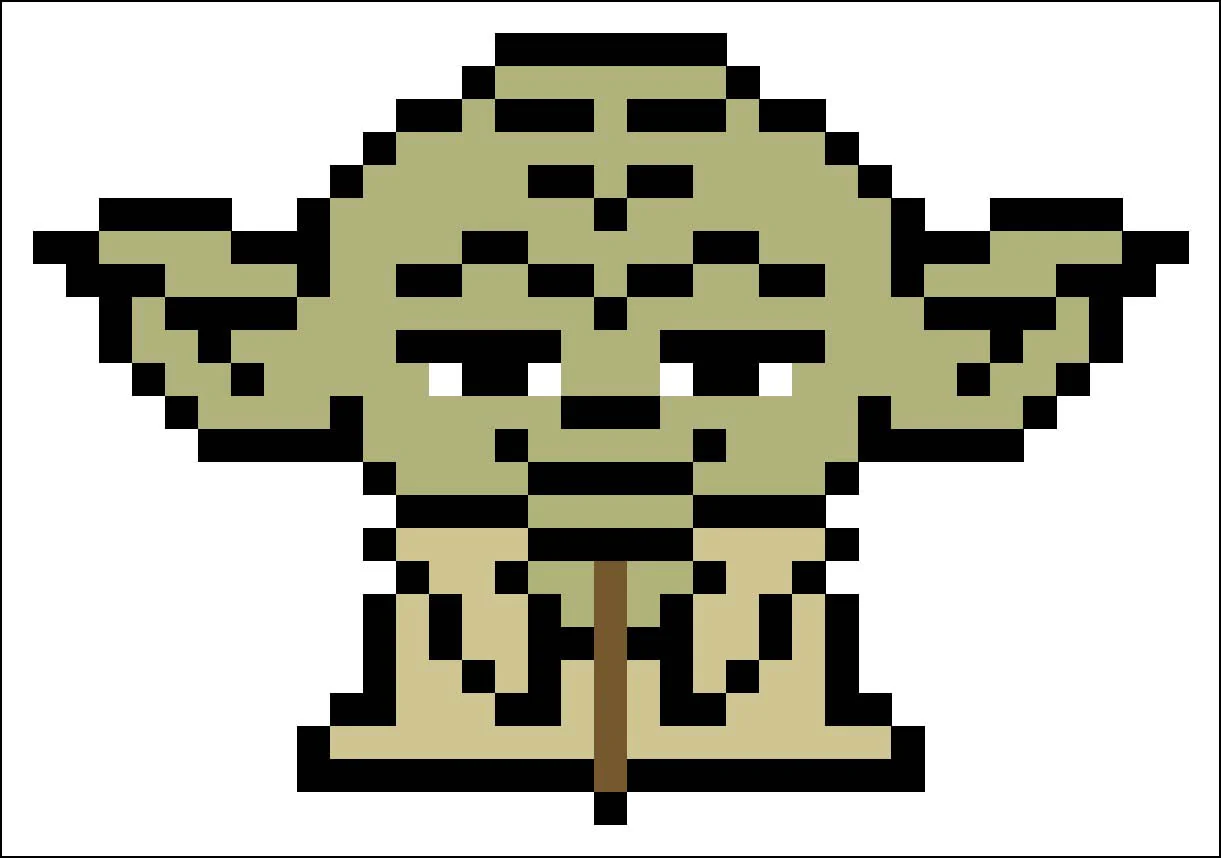 Diamond Dotz Yoda Fun - 3.9" x 3.9" - Image 3